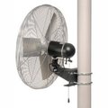 Tpi Industrial TPI HDH30GPM, 30 Inch Pole Mount Fan Non-Oscillating 1/2 HP 6800 CFM HDH30GPM